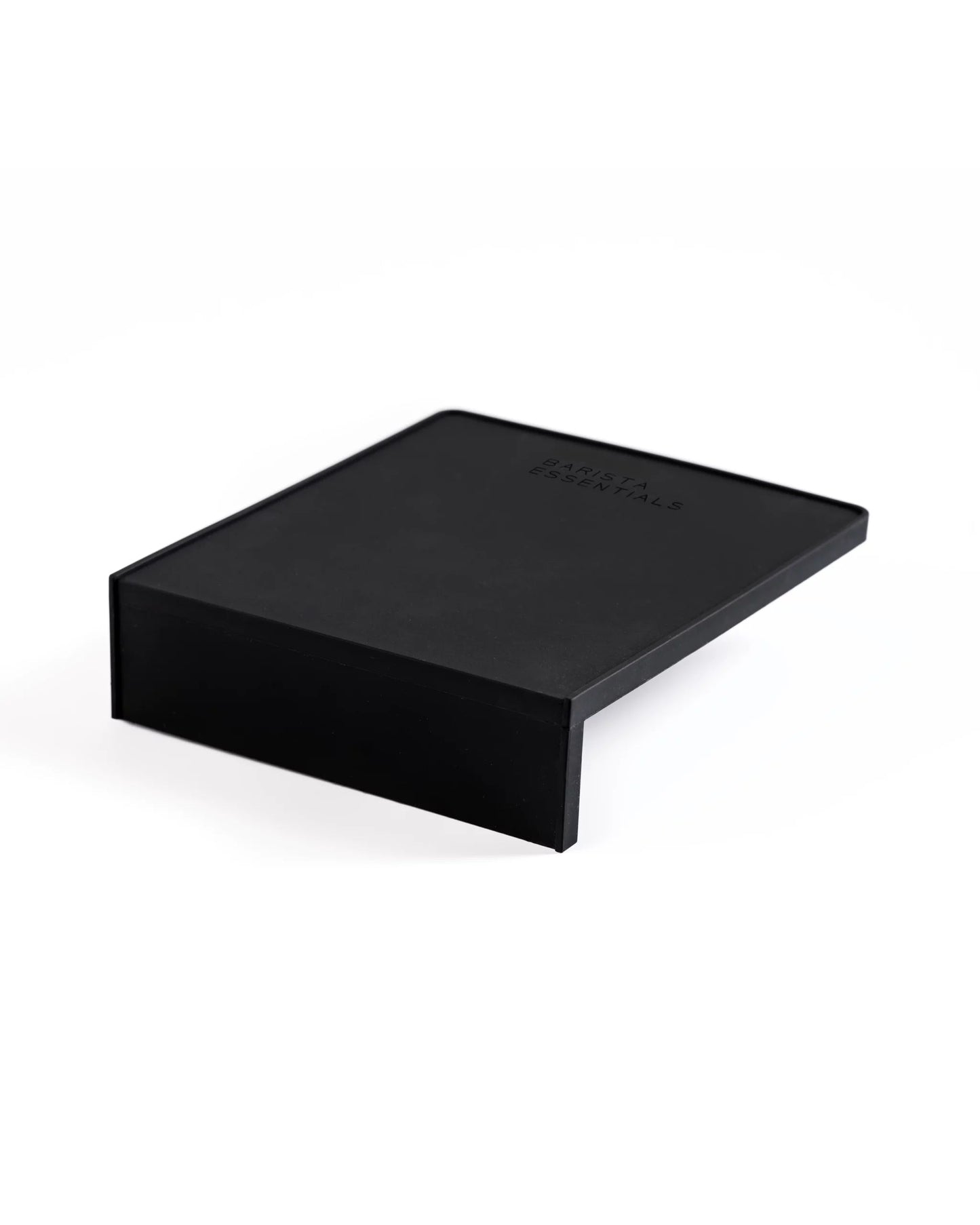 Tamper mat with corner for home baristas