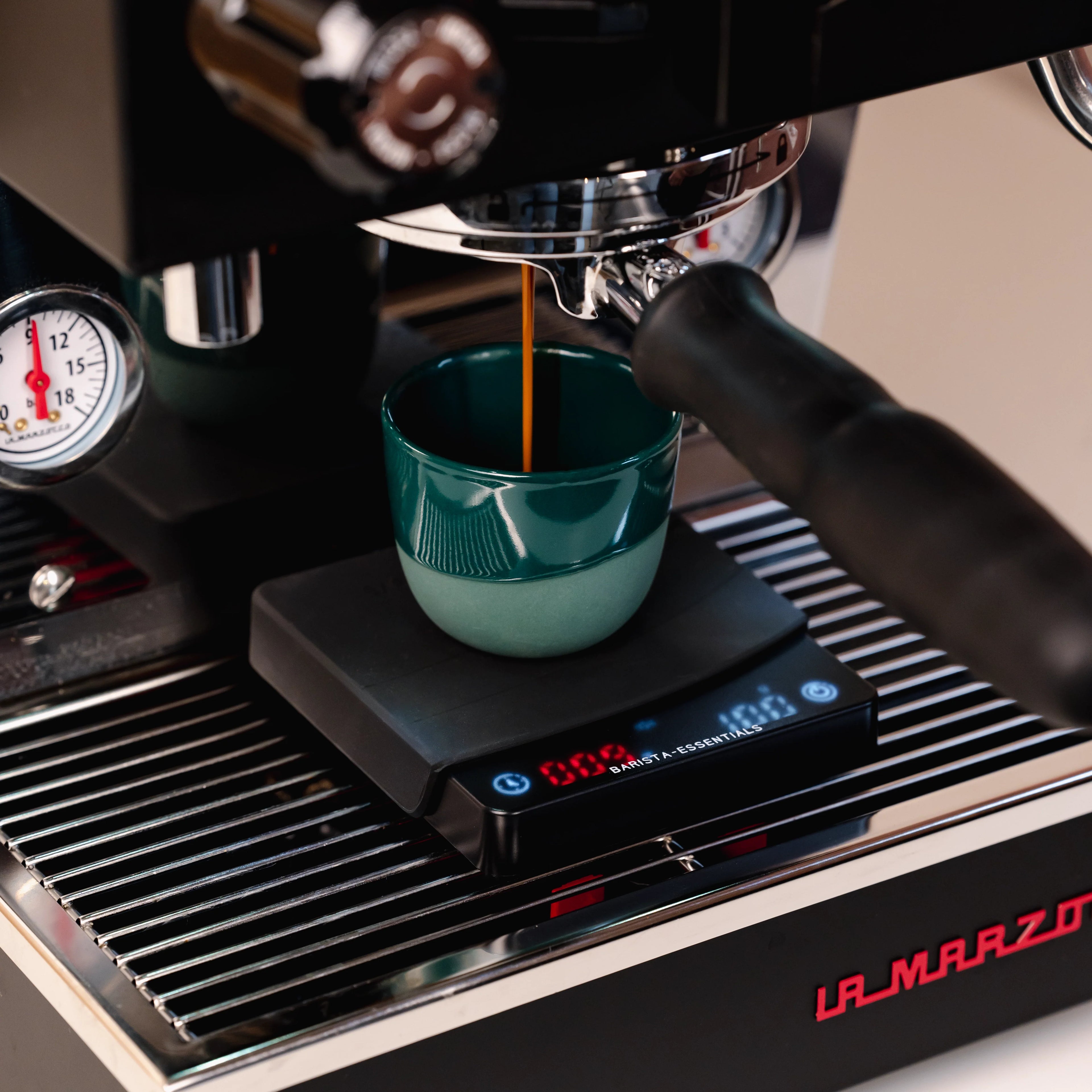 Barista weegschaal, koffie weegschaal, ingebouwde timer, touchscreen, 0.1g precisie