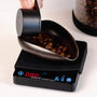  Koffie weegschaal met timer mini met coffee dosing tray en koffie bewaarbus