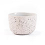 Cappuccino cup porcelain 180ml speckled white and grey from Barista-Essentials