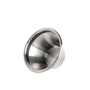 Convex filterkurv 54 mm i rustfrit stål, smalner af nedad