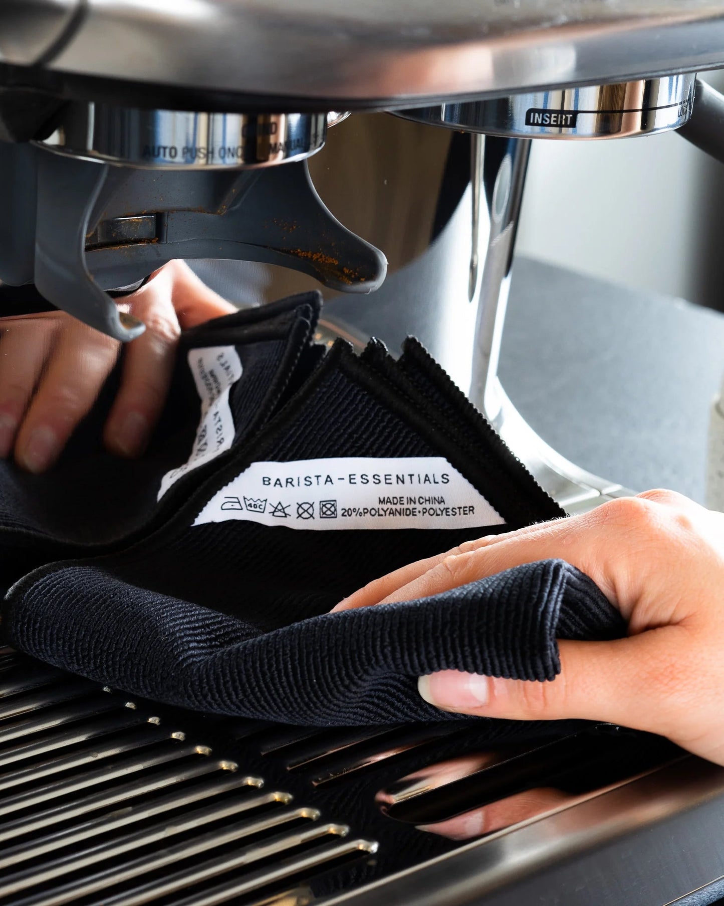 Set met 2 van elk barista doekje, zodat je nooit zonder zit