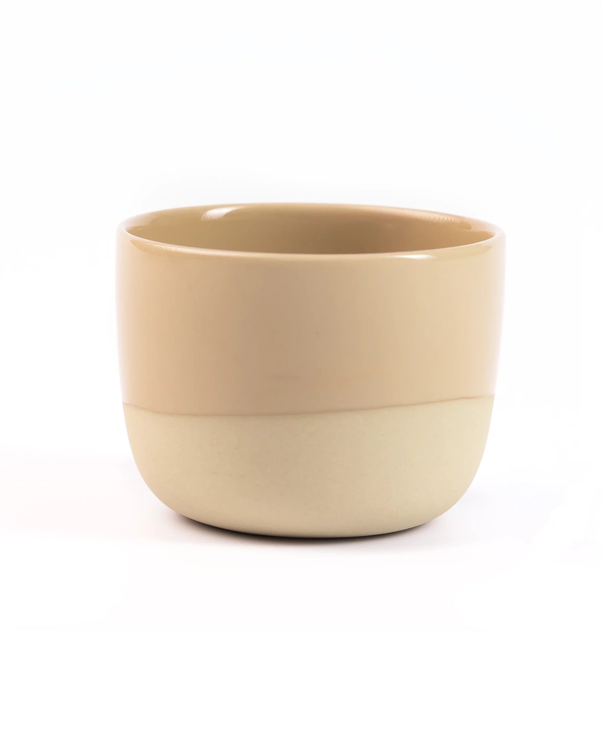 Latte Cup - Half Glazed