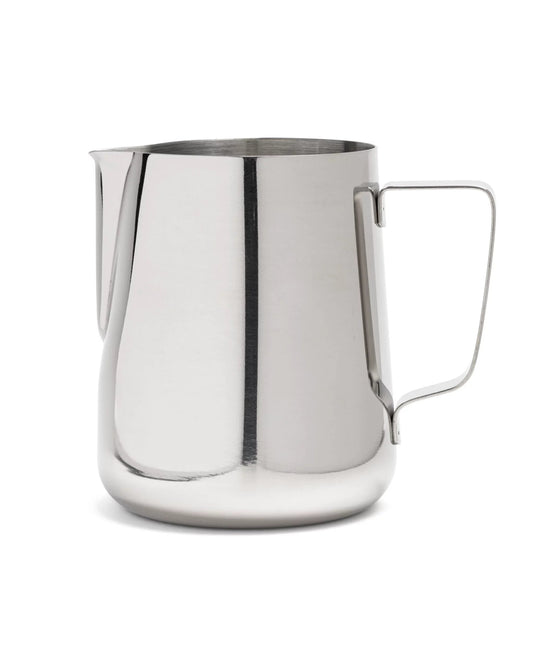 Milk frothing jug for creating the most beautiful latte art