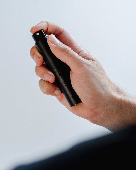 RDT spray in hand with spray button