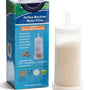 Water filter for espresso machines with water hose
